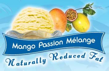 Mango Passion Melange Ice Cream